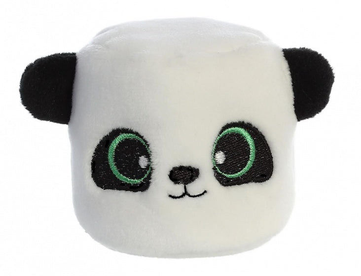 mini-knuffel YooHoo beanbag 6 cm wit/zwart