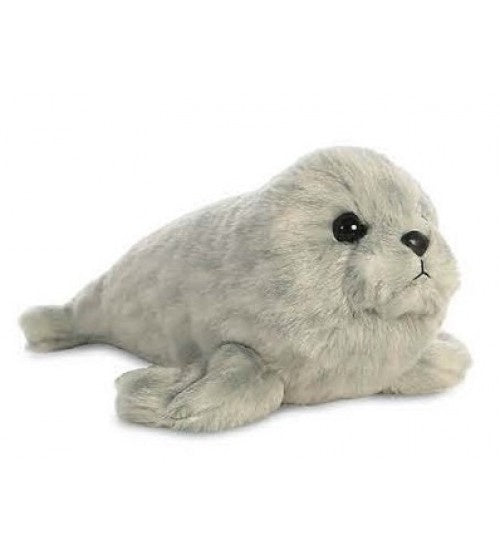 Knuffel Mini Flopsie zeehond grijs 20