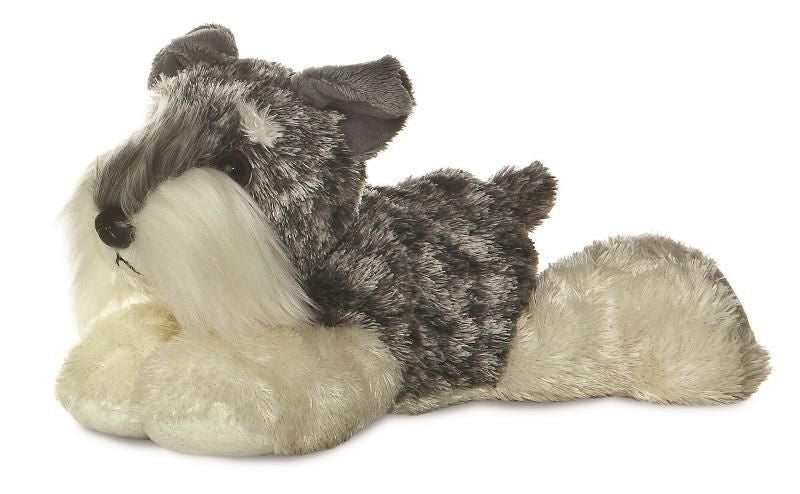 knuffel Mini Flopsie Stein Schnauzer 20