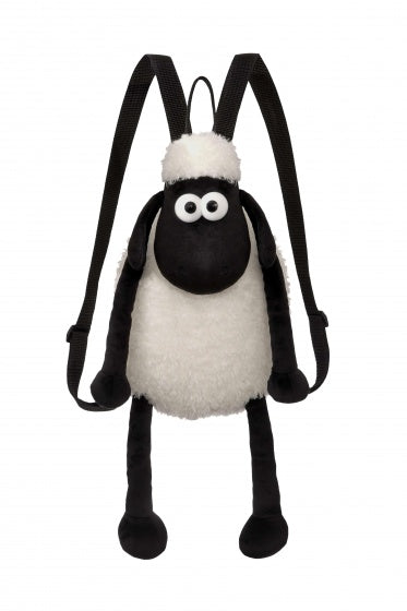 rugzak Shaun het schaap 50 cm wit/zwart