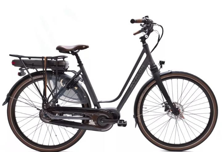 Deluxe 28 Inch 48 cm Dames 8V Hydraulische schijfrem Antraciet