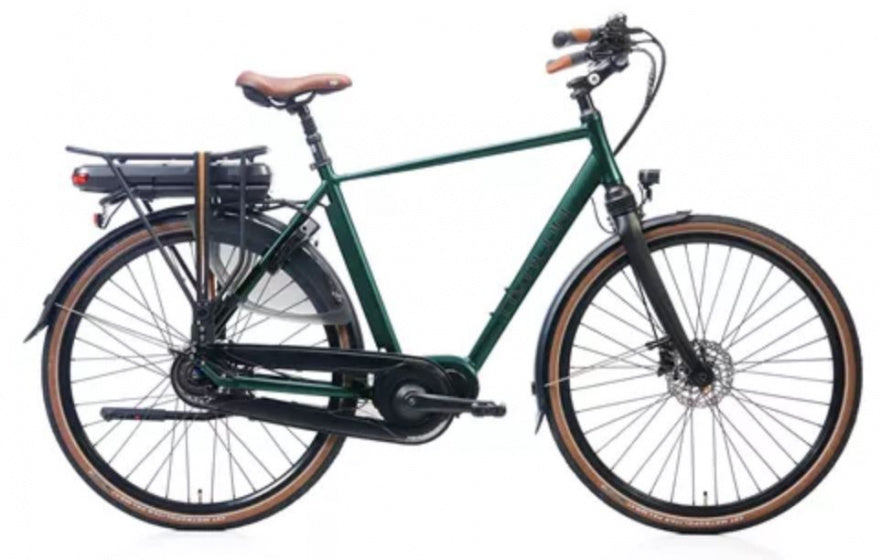 DeLuxe 28 Inch 57 cm Heren 8V Hydraulische schijfrem Groen