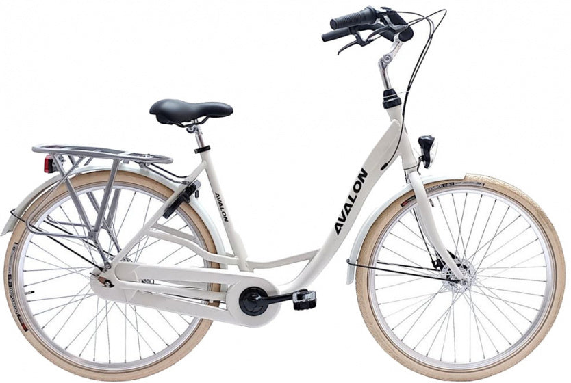 Elegance 28 Inch 54 cm Dames 7V Rollerbrake Ivoorwit