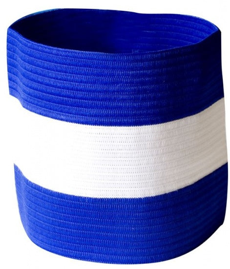 Aanvoerdersband Universeel Blauw/Wit