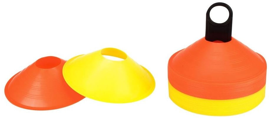 Afbakenpionnen Geel/Oranje 40 Stuks