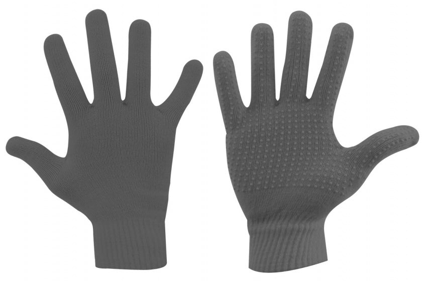 handschoenen Jamie acryl antraciet maat 10/11