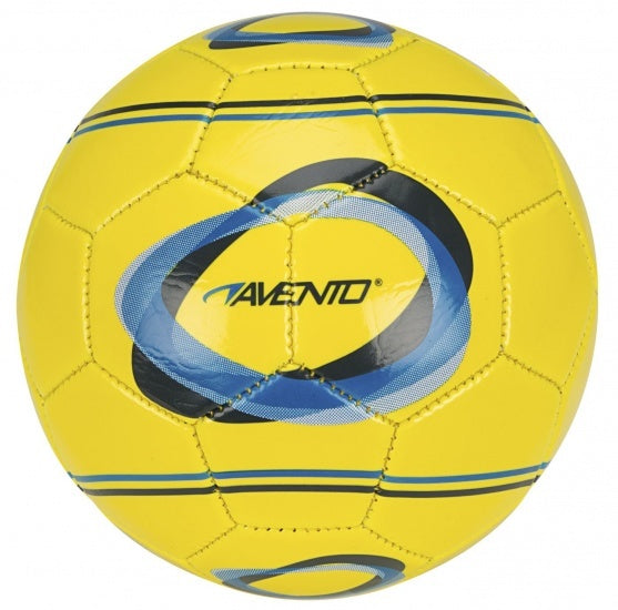 Mini Voetbal Elipse Geel/Blauw/Antraciet maat 2