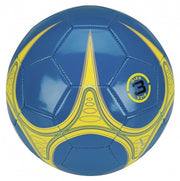 Mini Voetbal Warp Skillz blauw/geel/zilver maat 3