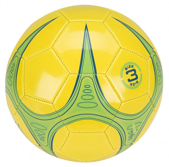 Mini Voetbal Warp Skillz geel/groen/wit maat 3