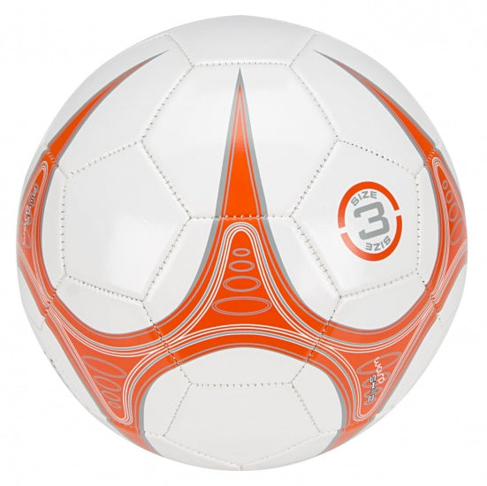Mini Voetbal Warp Skillz wit/oranje/grijs maat 3