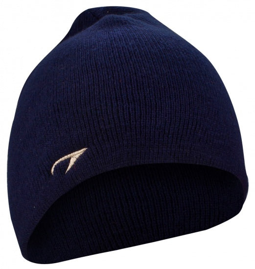 muts gebreid unisex donkerblauw one size
