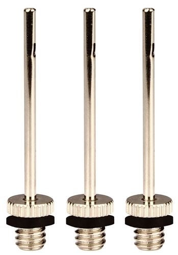 pompnaalden 3-delig 4 cm zilver