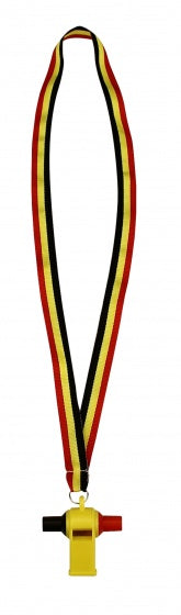 samba-fluit Belgie 5 cm zwart/geel/rood