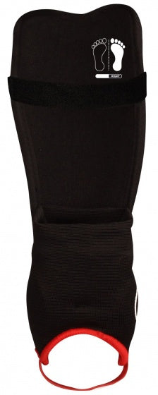 Scheenbeschermers Pro-Style Soft rood/zwart maat L