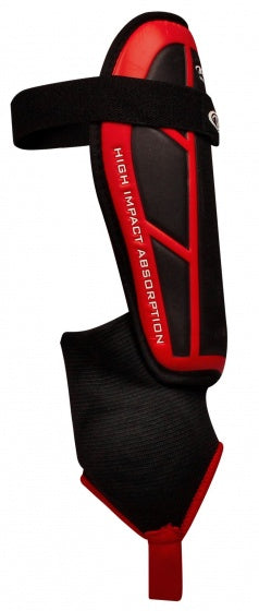 Scheenbeschermers Pro-Style Soft rood/zwart maat L