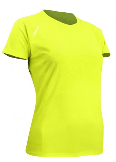 Sportshirt Dames Fluorgeel Maat 40