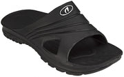 Badslippers unisex zwart maat 40