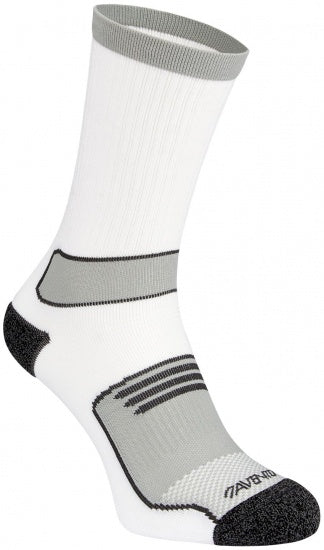 Sportsokken Heren 2-pack wit/grijs maat 39/42