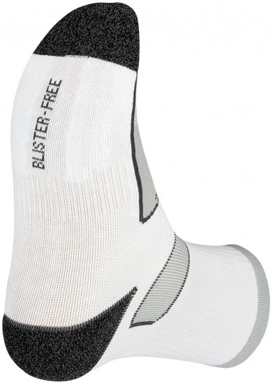Sportsokken Heren 2-pack wit/grijs maat 43/46