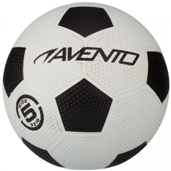 Straatvoetbal El Classico Maat 5 Wit/Zwart