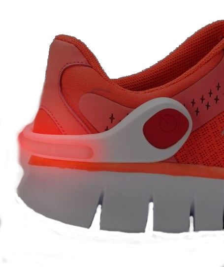 Veiligheidsclip Schoenclip LED Zwart