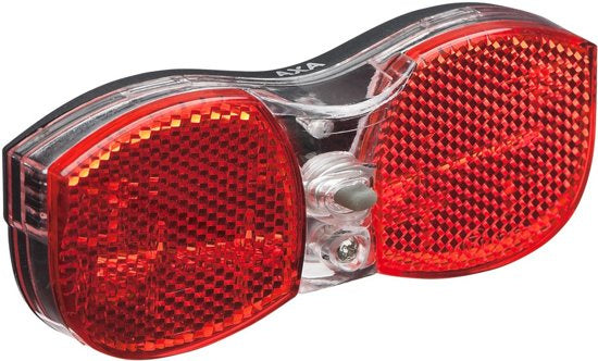 achterlicht City 80 mm zwart/rood