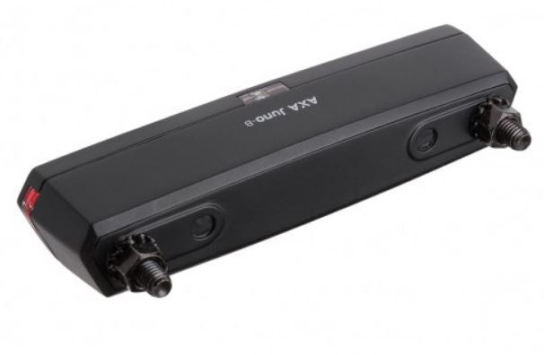 achterlicht Juno Battery Automatic 80 mm led zwart/rood