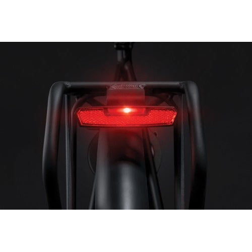 achterlicht Juno Battery Automatic 80 mm led zwart/rood