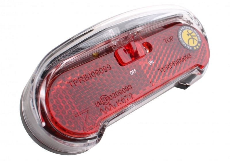 Achterlicht Riff Switch LED batterij aan/uit zwart
