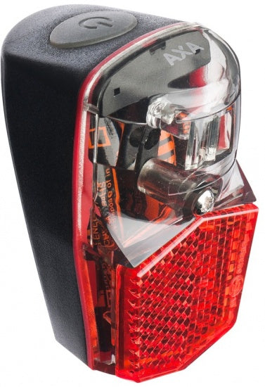achterlicht Run Compact batterij led 62 x 37 mm zwart