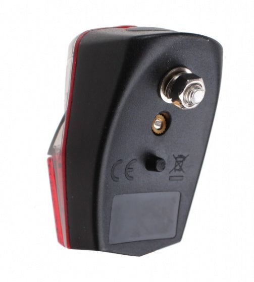 Achterlicht Run Compact batterij LED 62 x 37 mm rood