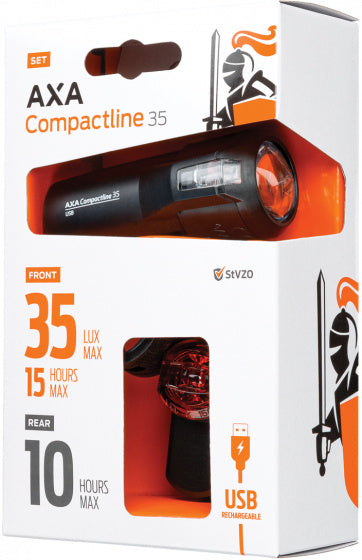 verlichtingsset Compact Line 35 lux 8 cm zwart 3-delig