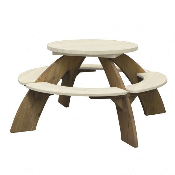 Orion picknicktafel met parasol 141 cm