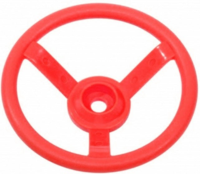 Stuurwiel voor speelhuisje 29 cm rood