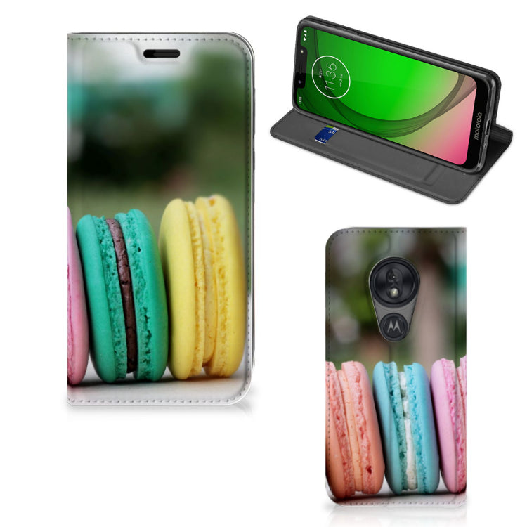 Motorola Moto G7 Play | Flip Style Cover | Macarons