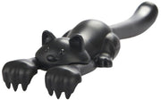 rugkrabber Curious Cat 22 cm ABS zwart