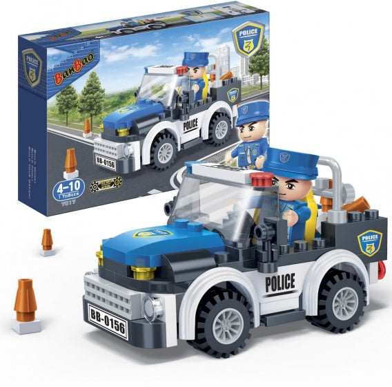 bouwpakket Politieauto 100-delig