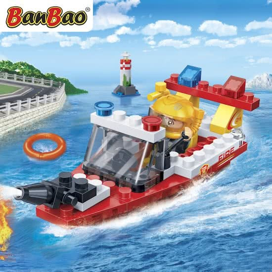 bouwpakket Brandweer Rescue Boat 62-delig