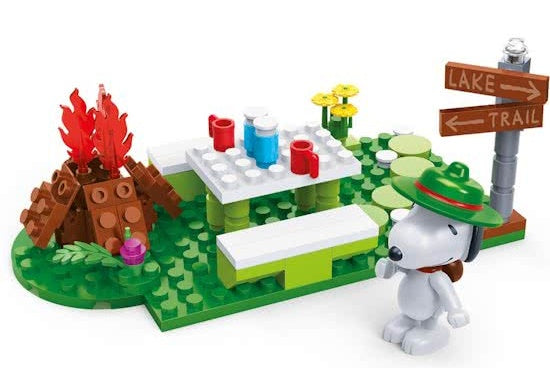 bouwpakket Snoopy picknick 81-delig