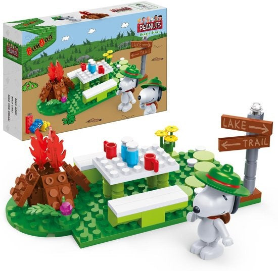 bouwpakket Snoopy picknick 81-delig