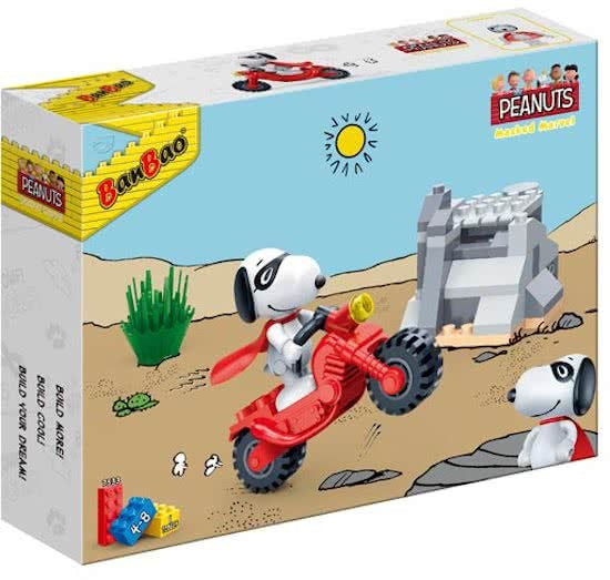 bouwpakket Snoopy stuntmotor 56-delig