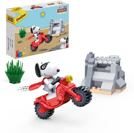 bouwpakket Snoopy stuntmotor 56-delig
