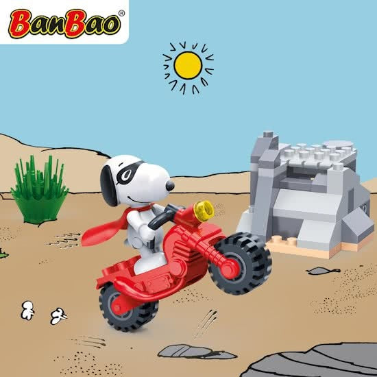 bouwpakket Snoopy stuntmotor 56-delig