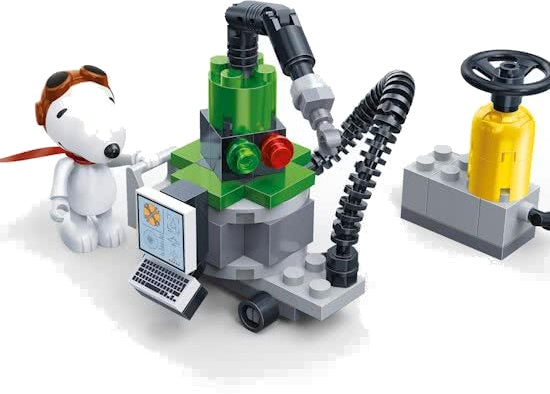 bouwpakket Snoopy werkplaats 55-delig