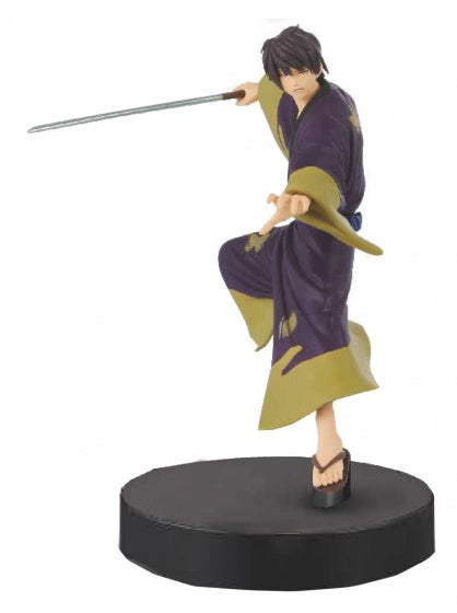 Gin Tama verzamelfiguur Shinsuke Takasugi 14 cm paars