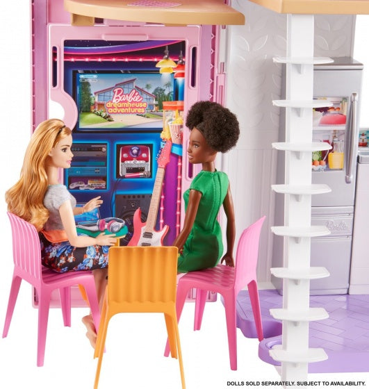 poppenhuis Malibu meisjes 90 cm roze/wit