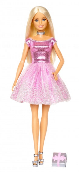 tienerpop Barbie met verjaardagscadeau 28 cm