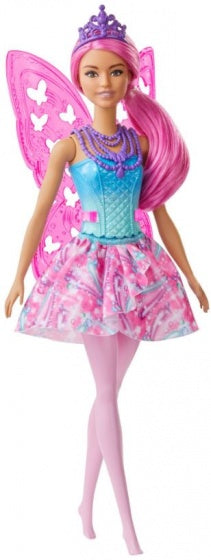 tienerpop Dreamtopia: Fee 30 cm roze/blauw