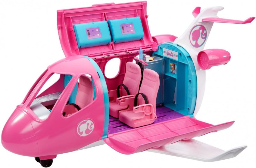 Travel vliegtuig meisjes roze 56 cm