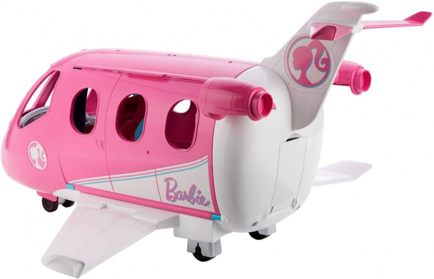 Travel vliegtuig meisjes roze 56 cm